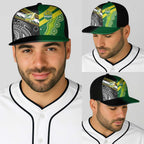 Cook Islands and Australia Rugby Baseball Net Cap Tatau Tribal with Aboriginal Chevron Sport Style