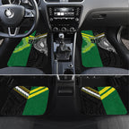 Custom Rugby Cook Islands and Australia Car Mats Tatau Tribal with Aboriginal Chevron Sport Style