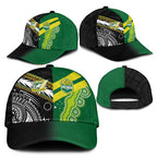 Cook Islands and Australia Rugby Classic Cap Tatau Tribal with Aboriginal Chevron Sport Style
