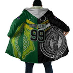 Custom Rugby Cook Islands and Australia Cloak Tatau Tribal with Aboriginal Chevron Sport Style