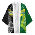 Custom Rugby Cook Islands and Australia Kimono Tatau Tribal with Aboriginal Chevron Sport Style
