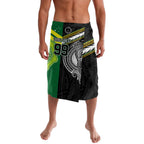 Custom Rugby Cook Islands and Australia Lavalava Tatau Tribal with Aboriginal Chevron Sport Style