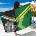 Rugby Cook Islands and Australia Sarong Tatau Tribal with Aboriginal Chevron Sport Style