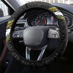 Rugby Cook Islands and Australia Steering Wheel Cover Tatau Tribal with Aboriginal Chevron Sport Style