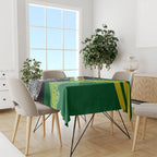 Rugby Cook Islands and Australia Tablecloth Tatau Tribal with Aboriginal Chevron Sport Style