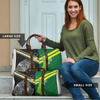 Rugby Cook Islands and Australia Travel Bag Tatau Tribal with Aboriginal Chevron Sport Style