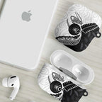 Personalised Aotearoa Lawn Bowls AirPods Case Maori and Silver Fern Half Style - Aussie Hoodie