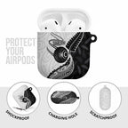 Personalised Aotearoa Lawn Bowls AirPods Case Maori and Silver Fern Half Style - Aussie Hoodie