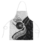 Personalised Aotearoa Lawn Bowls Apron Maori and Silver Fern Half Style - Aussie Hoodie