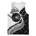 Personalised Aotearoa Lawn Bowls Basketball Jersey Maori and Silver Fern Half Style - Aussie Hoodie