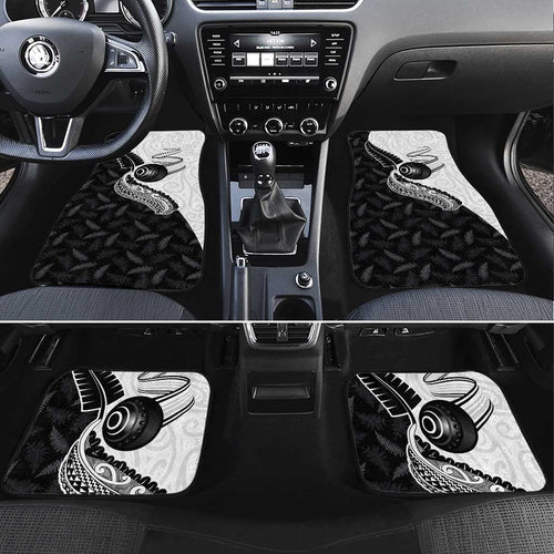 Aotearoa Lawn Bowls Car Mats Maori and Silver Fern Half Style - Aussie Hoodie
