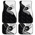 Aotearoa Lawn Bowls Car Mats Maori and Silver Fern Half Style - Aussie Hoodie