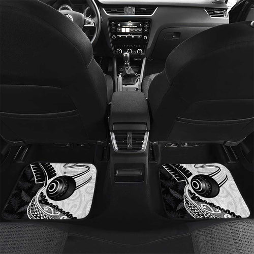Aotearoa Lawn Bowls Car Mats Maori and Silver Fern Half Style - Aussie Hoodie
