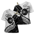 Personalised Aotearoa Lawn Bowls Cross Shoulder Shirt Maori and Silver Fern Half Style - Aussie Hoodie