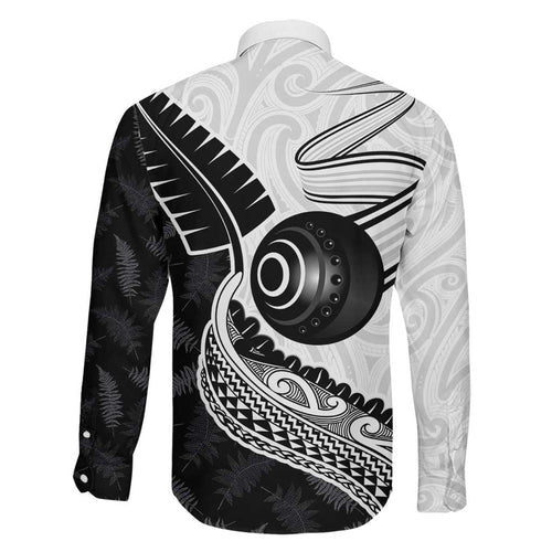 Personalised Aotearoa Lawn Bowls Family Matching Summer Maxi Dress and Hawaiian Shirt Maori and Silver Fern Half Style - Aussie Hoodie