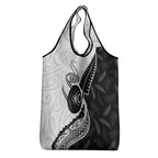 Personalised Aotearoa Lawn Bowls Grocery Bag Maori and Silver Fern Half Style - Aussie Hoodie
