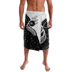 Aotearoa Lawn Bowls Lavalava Maori and Silver Fern Half Style - Aussie Hoodie
