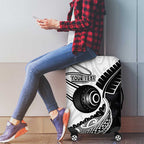 Personalised Aotearoa Lawn Bowls Luggage Cover Maori and Silver Fern Half Style - Aussie Hoodie