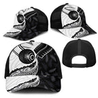 Aotearoa Lawn Bowls Mesh Trucker Cap Maori and Silver Fern Half Style - Aussie Hoodie