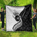 Personalised Aotearoa Lawn Bowls Quilt Maori and Silver Fern Half Style - Aussie Hoodie