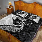 Personalised Aotearoa Lawn Bowls Quilt Bed Set Maori and Silver Fern Half Style - Aussie Hoodie