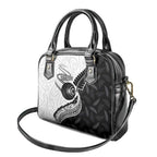Personalised Aotearoa Lawn Bowls Shoulder Handbag Maori and Silver Fern Half Style - Aussie Hoodie