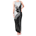 Personalised Aotearoa Lawn Bowls Tank Maxi Dress Maori and Silver Fern Half Style - Aussie Hoodie
