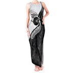 Personalised Aotearoa Lawn Bowls Tank Maxi Dress Maori and Silver Fern Half Style - Aussie Hoodie