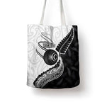 Personalised Aotearoa Lawn Bowls Tote Bag Maori and Silver Fern Half Style - Aussie Hoodie