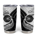 Personalised Aotearoa Lawn Bowls Tumbler Cup Maori and Silver Fern Half Style - Aussie Hoodie