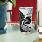 Personalised Aotearoa Lawn Bowls Tumbler Cup Maori and Silver Fern Half Style - Aussie Hoodie