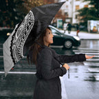 Personalised Aotearoa Lawn Bowls Umbrella Maori and Silver Fern Half Style - Aussie Hoodie