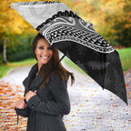 Personalised Aotearoa Lawn Bowls Umbrella Maori and Silver Fern Half Style - Aussie Hoodie