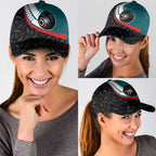 Aotearoa Lawn Bowls Classic Cap Maori and Silver Fern Sporty Style Teal Color - Aussie Hoodie