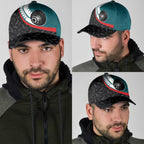 Aotearoa Lawn Bowls Classic Cap Maori and Silver Fern Sporty Style Teal Color - Aussie Hoodie