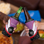 Personalised Aotearoa Lawn Bowls 4 in 1 Can Cooler Tumbler Maori and Silver Fern Sporty Style Pink Color - Aussie Hoodie
