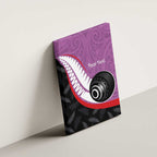 Personalised Aotearoa Lawn Bowls Canvas Wall Art Maori and Silver Fern Sporty Style Pink Color - Aussie Hoodie