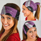 Personalised Aotearoa Lawn Bowls Neck Gaiter Maori and Silver Fern Sporty Style Pink Color - Aussie Hoodie