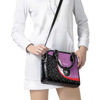Personalised Aotearoa Lawn Bowls Shoulder Handbag Maori and Silver Fern Sporty Style Pink Color - Aussie Hoodie