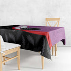 Personalised Aotearoa Lawn Bowls Tablecloth Maori and Silver Fern Sporty Style Pink Color - Aussie Hoodie