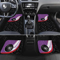 Aotearoa Lawn Bowls Car Mats Maori and Silver Fern Sporty Style Purple Color - Aussie Hoodie