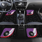 Aotearoa Lawn Bowls Car Mats Maori and Silver Fern Sporty Style Purple Color - Aussie Hoodie