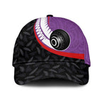 Aotearoa Lawn Bowls Classic Cap Maori and Silver Fern Sporty Style Purple Color - Aussie Hoodie