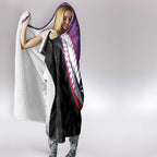 Personalised Aotearoa Lawn Bowls Hooded Blanket Maori and Silver Fern Sporty Style Purple Color - Aussie Hoodie