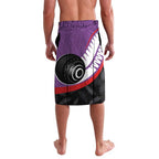 Aotearoa Lawn Bowls Lavalava Maori and Silver Fern Sporty Style Purple Color - Aussie Hoodie