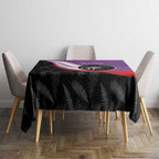 Personalised Aotearoa Lawn Bowls Tablecloth Maori and Silver Fern Sporty Style Purple Color - Aussie Hoodie