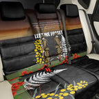 New Zealand and Australia ANZAC Day Back Car Seat Cover Soldier and Last Post Camouflage Pattern