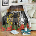 New Zealand and Australia ANZAC Day Blanket Soldier and Last Post Camouflage Pattern