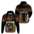 New Zealand and Australia ANZAC Day Hoodie Soldier and Last Post Camouflage Pattern