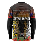 New Zealand and Australia ANZAC Day Long Sleeve Shirt Soldier and Last Post Camouflage Pattern